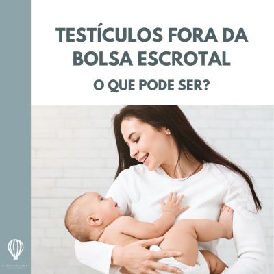 Testículos fora da bolsa escrotal